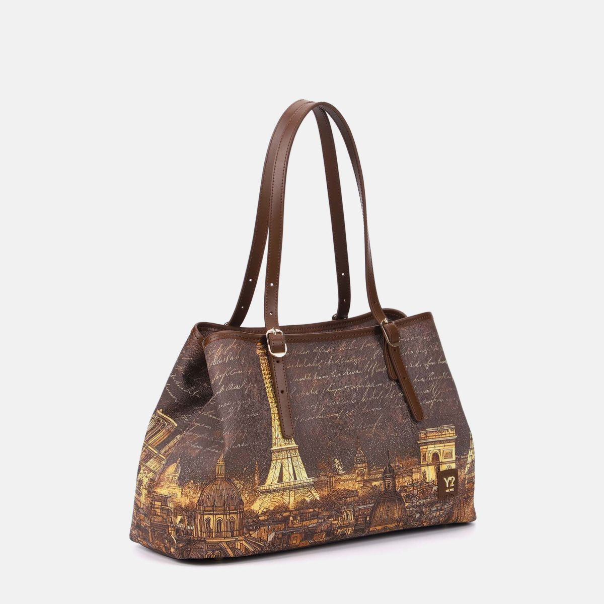 Ynot? Yes Bag Borsa Tote Grande Donna con Tracolla