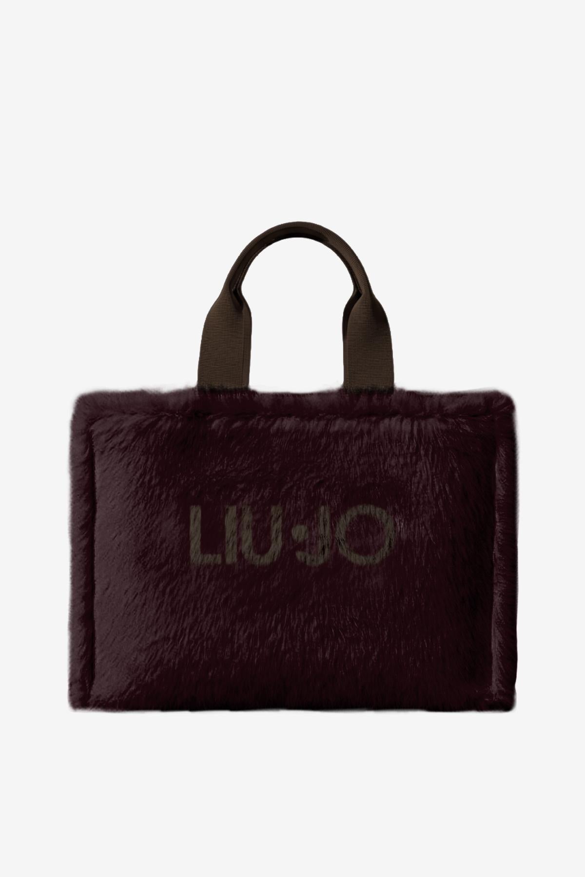Liu Jo Tote Bag Grande Donna in Teddy con Tracolla