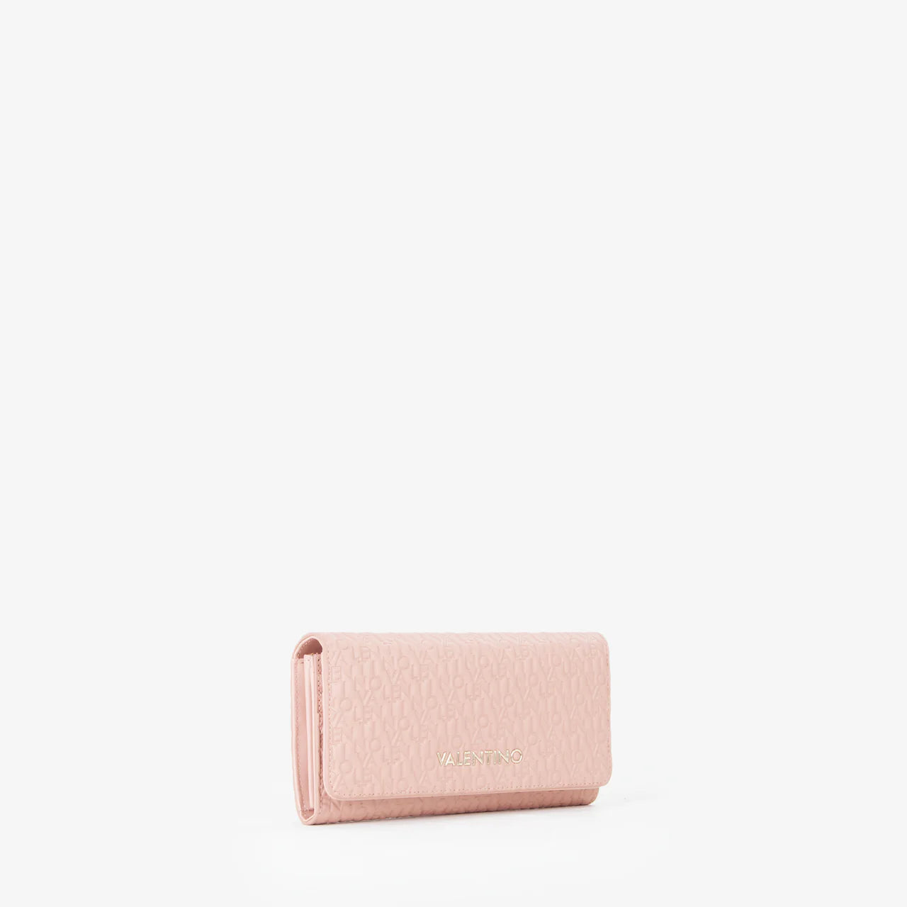 Valentino portafoglio donna con patta e logo in rilievo Rosa TU | Giò Fashion