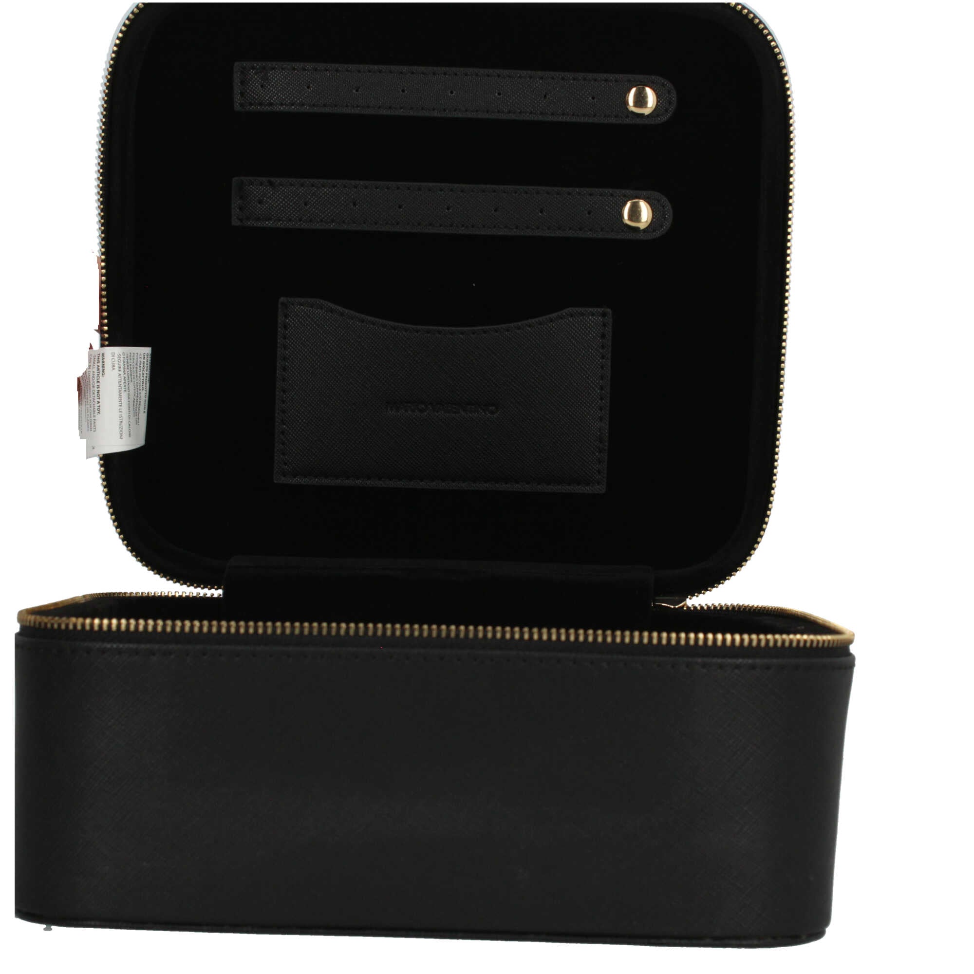 Valentino portagioie rigido in ecopelle con interno vellutato