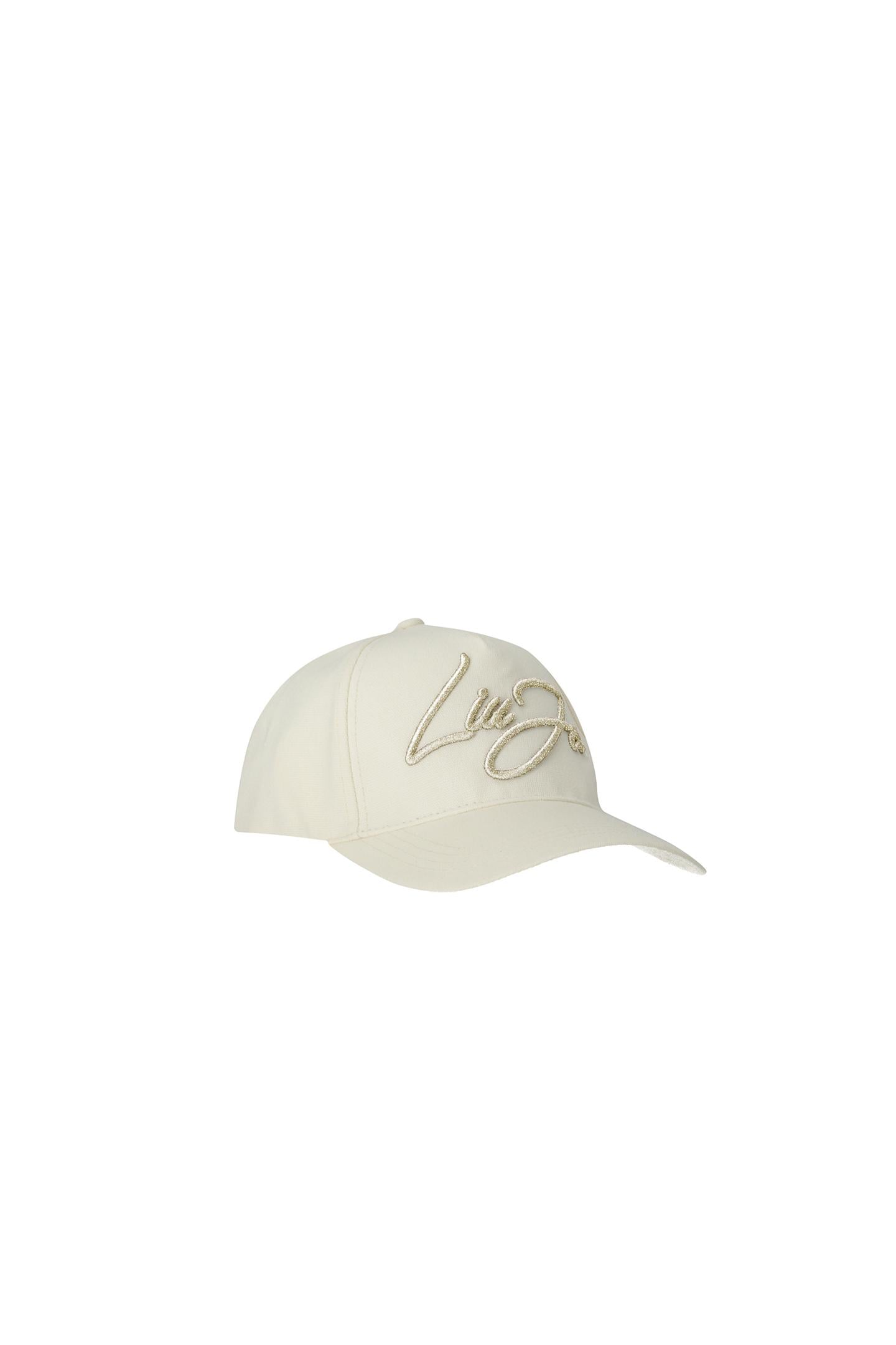 Cappello con visiera Liu Jo donna con logo ricamato Bianca TU | Giò Fashion