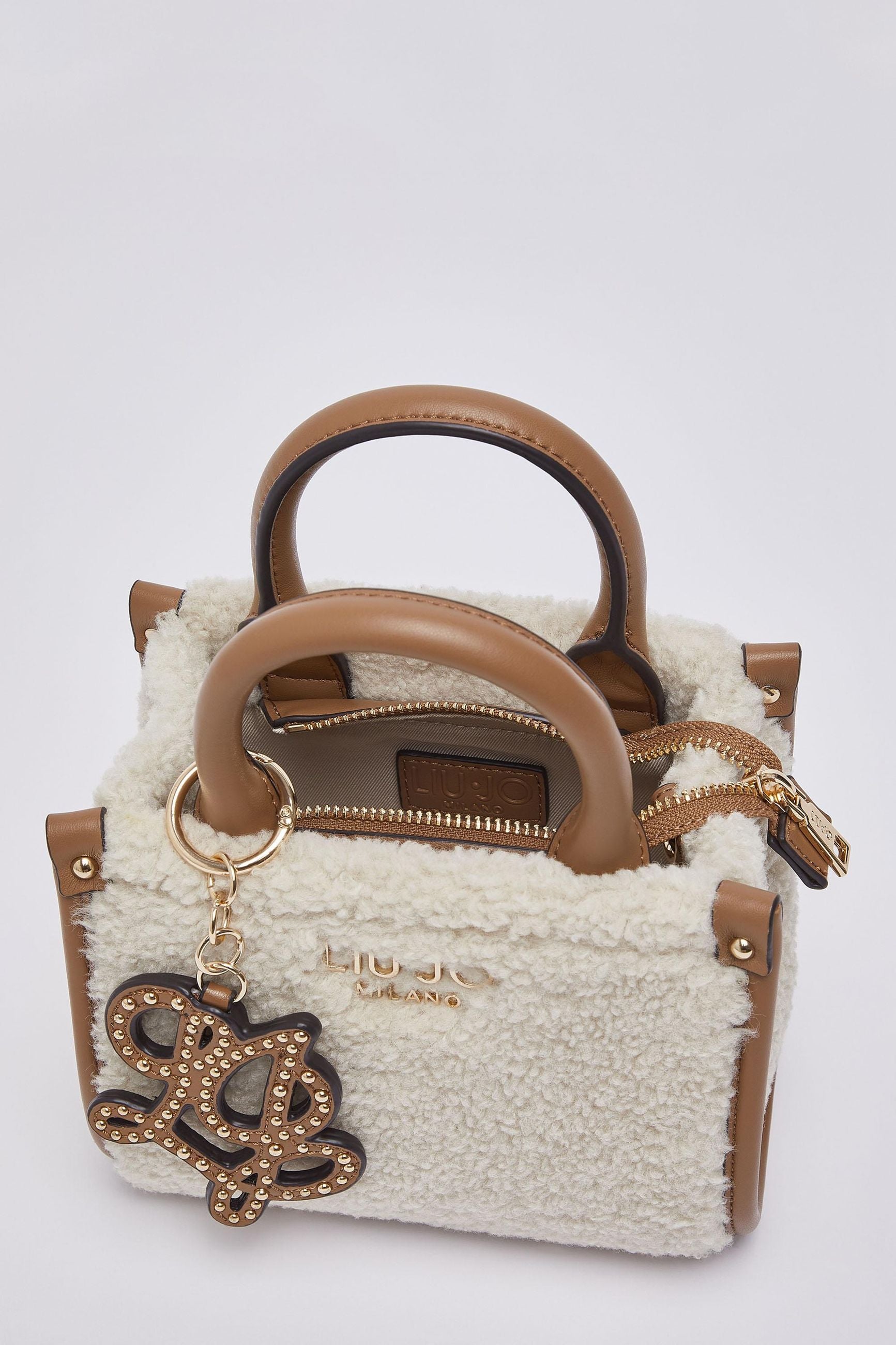 Liu Jo Borsa Mini Donna in Teddy con Tracolla