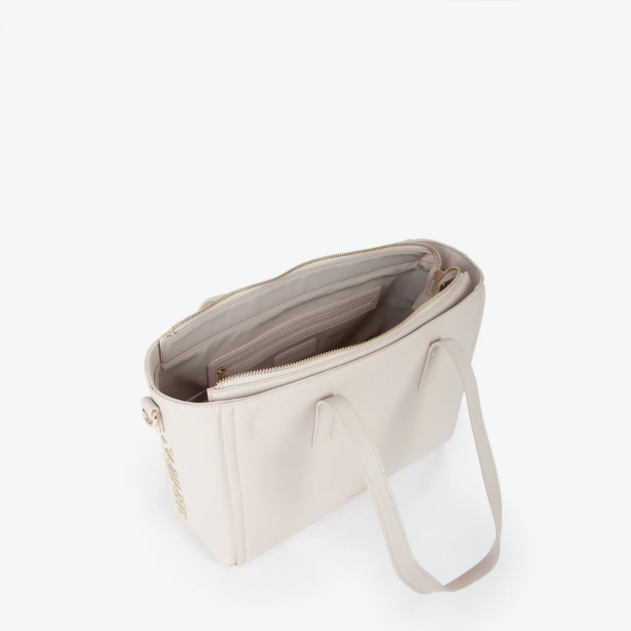 Valentino borsa shopper donna elegante con doppi manici Avorio TU | Giò Fashion