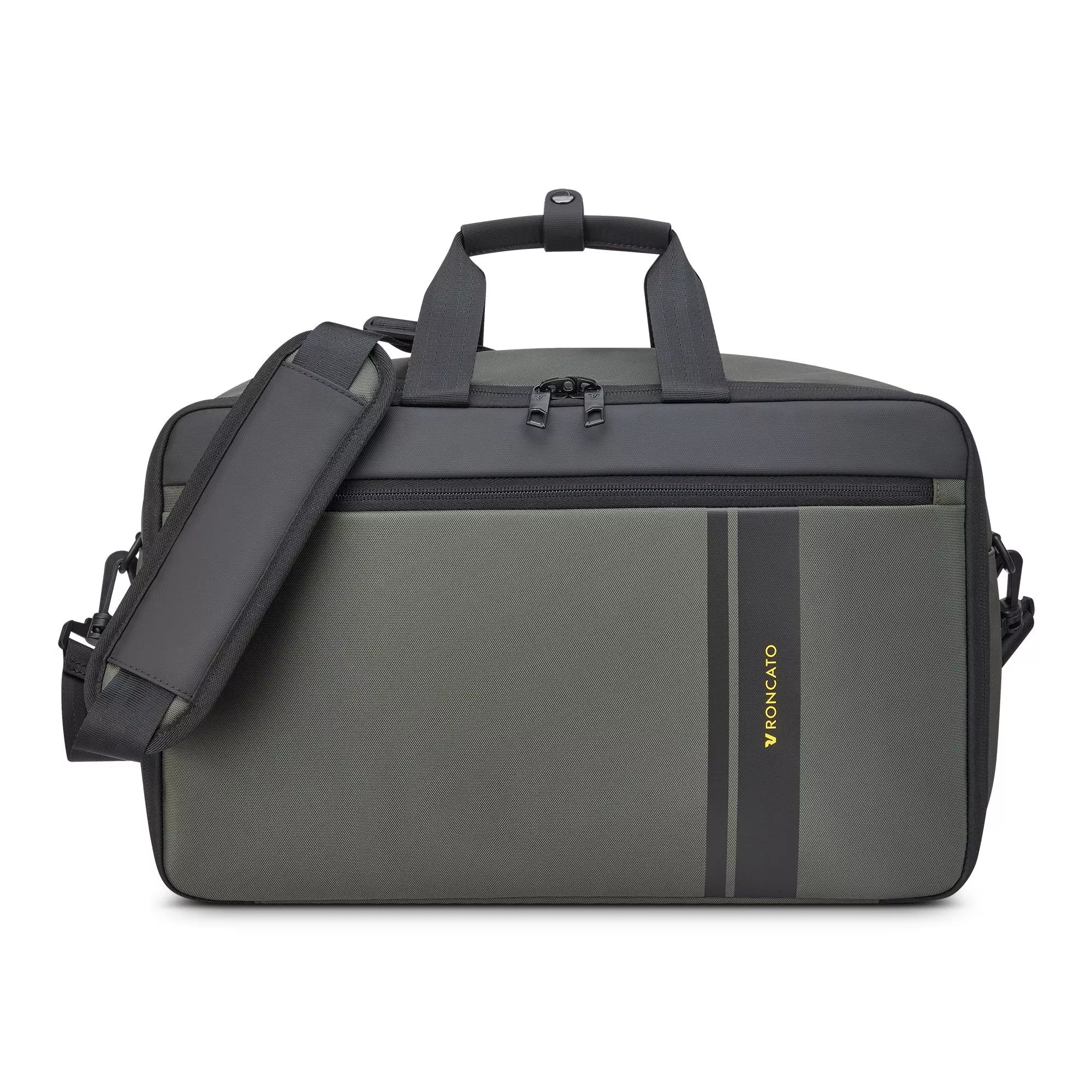 Borsa da lavoro Roncato con tracolla e scomparto porta computer VERDE TU | Giò Fashion