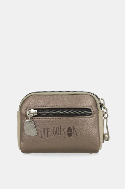 Portafoglio donna Anekke piccolo con zip e scomparti carte VERDE TU | Giò Fashion