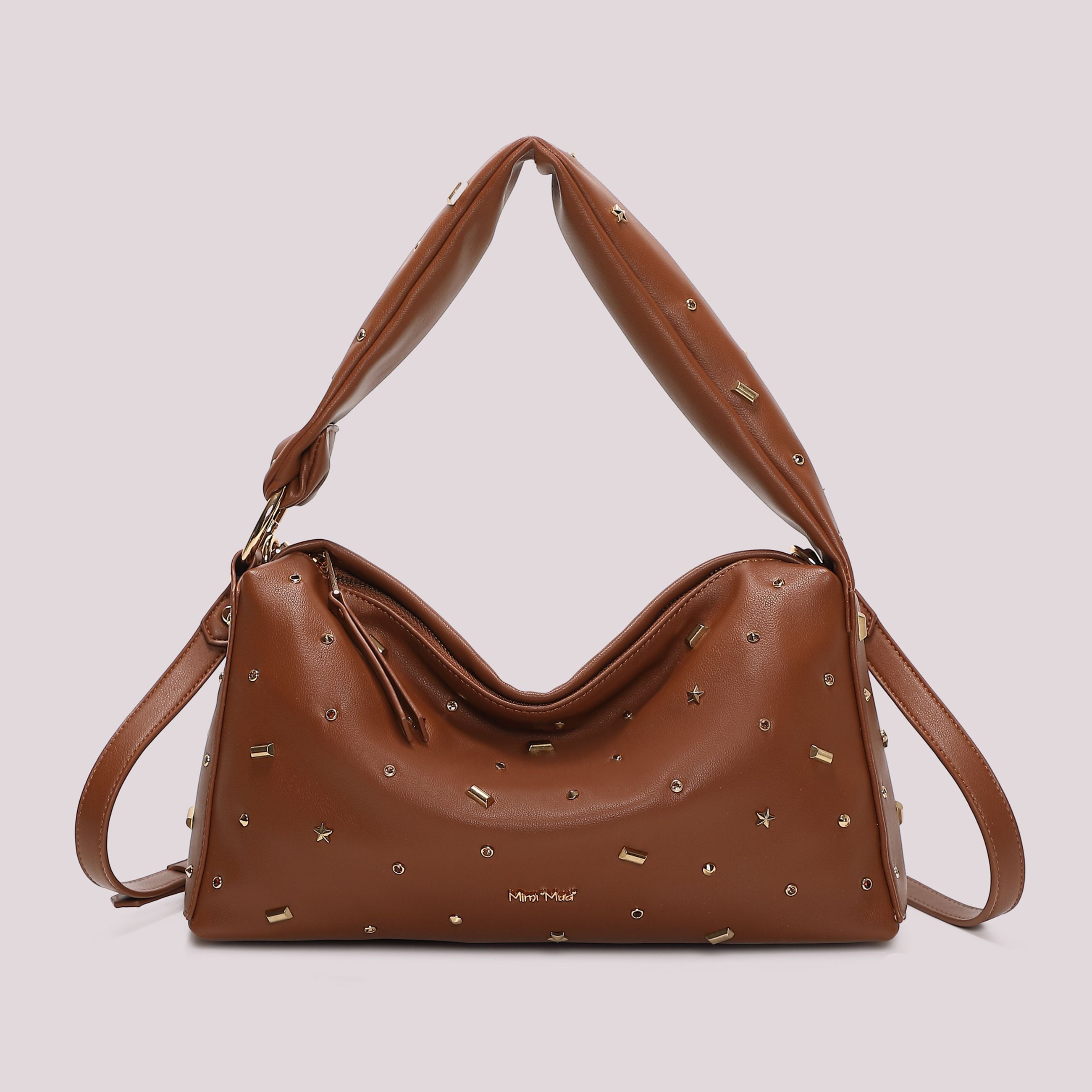 Borsa a Braccio Donna Mimi Mua con Applicazioni