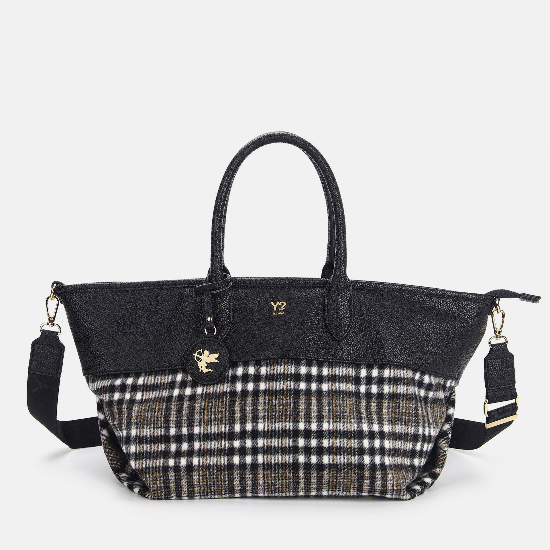 Ynot? Start Borsa Tote Grande Donna con Tracolla