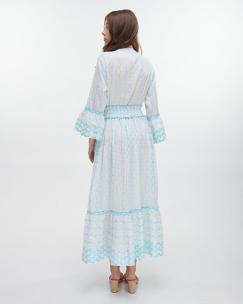 Ble Resort Collection Abito Lungo a Maniche 3/4