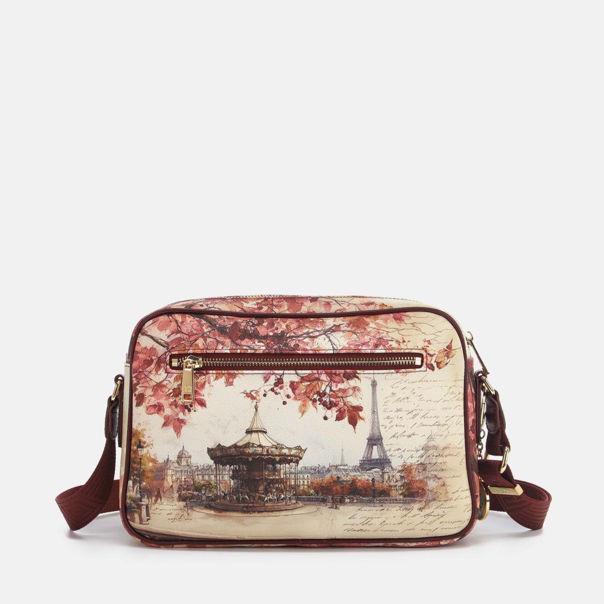 Ynot? Yes Bag Borsa Reporter Donna con Tracolla in Tessuto