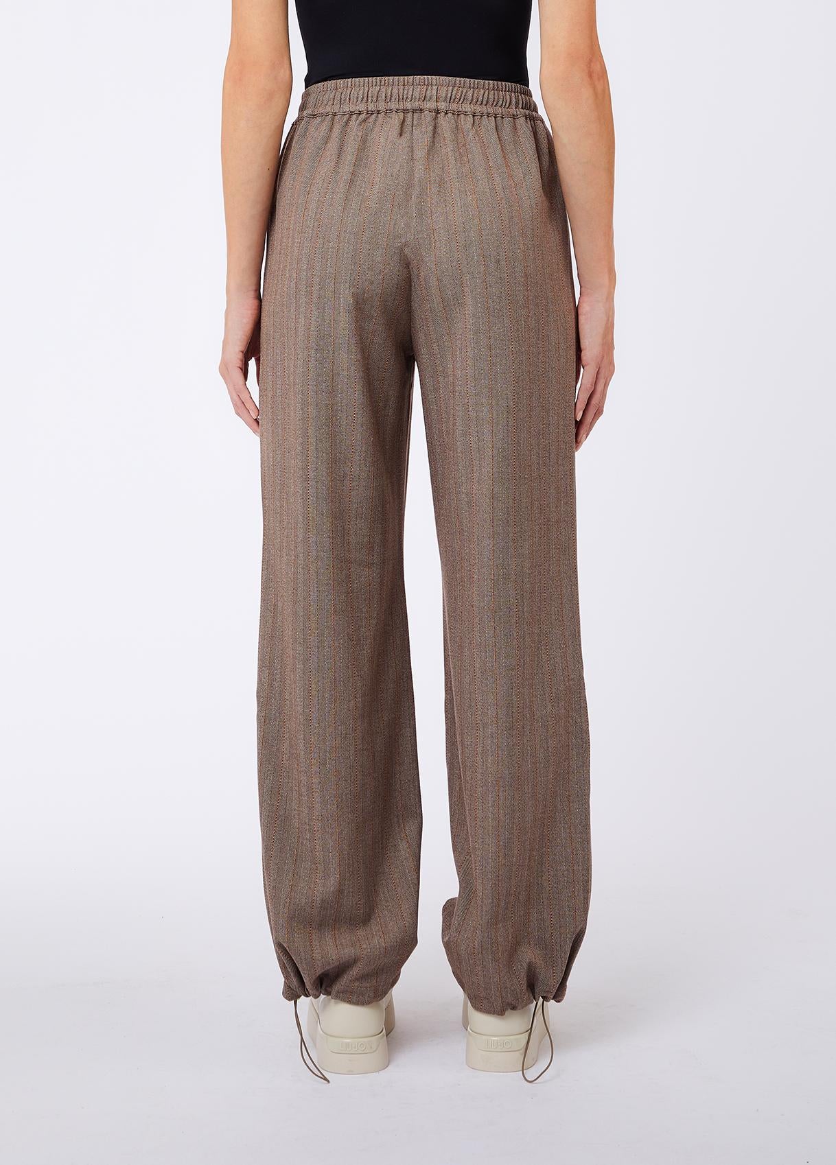 Liu Jo Pantaloni Donna Regular Fit con Coulisse