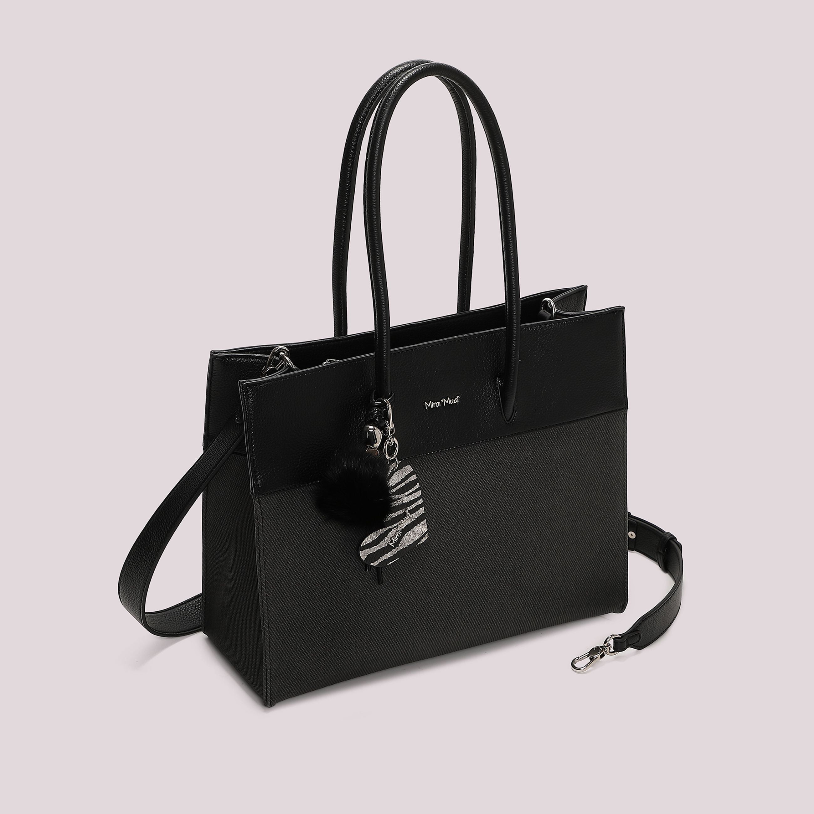 Borsa Tote Donna Mimi Mua con Charm a Cuore