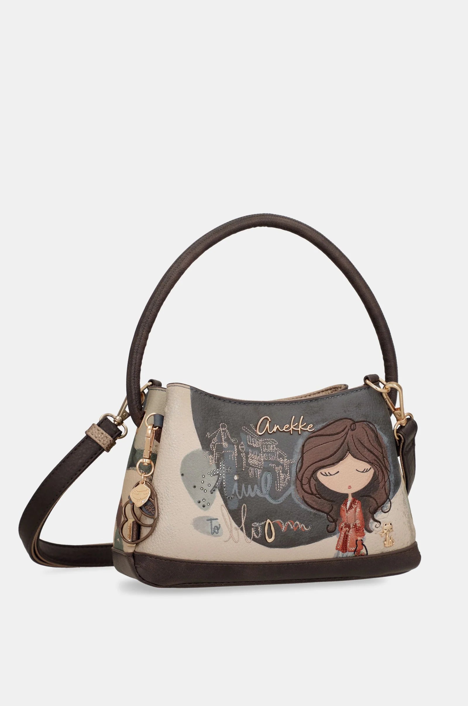 Borsa a Spalla Donna Anekke con Tracolla Regolabile