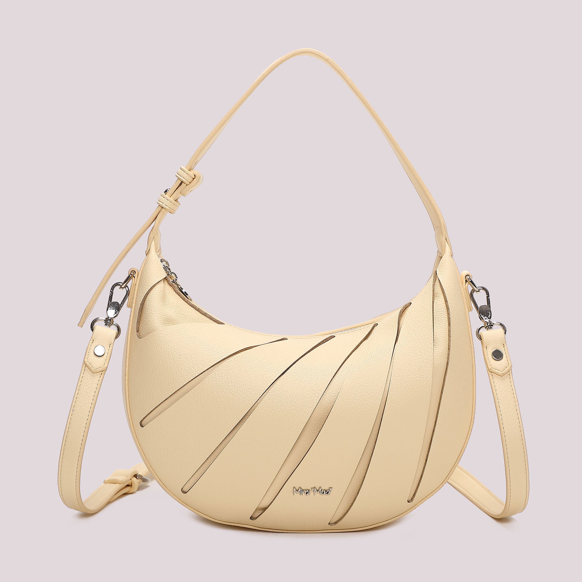 Mimi Mua borsa a spalla chic con design moderno e tracolla regolabile Giallo TU | Giò Fashion