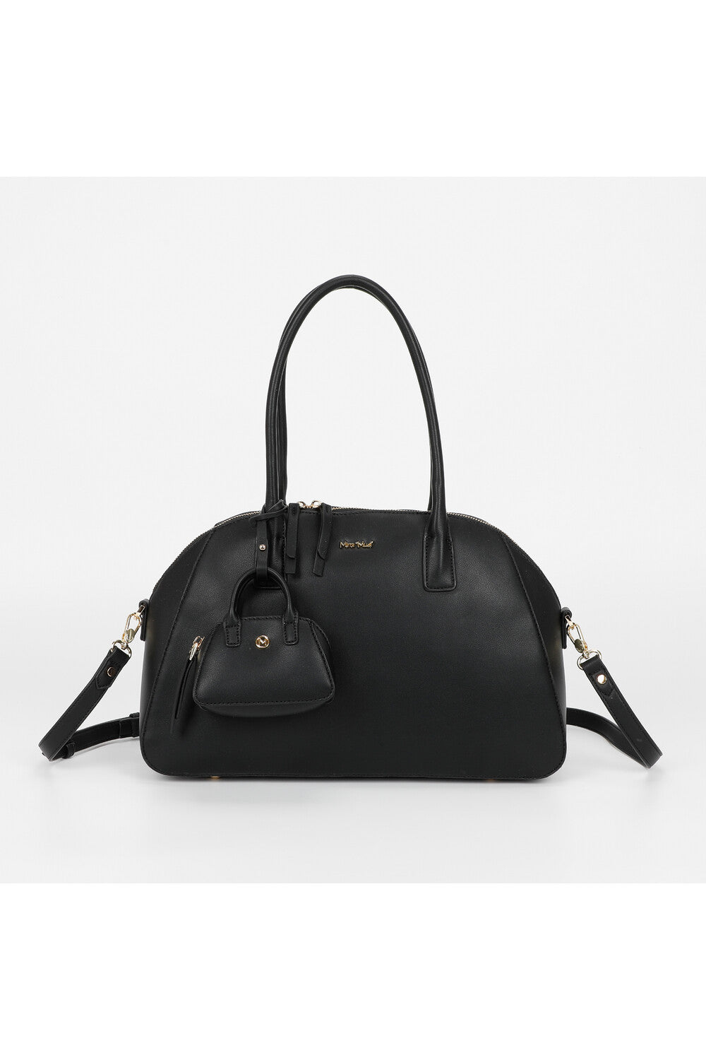 Borsa Mimi Mua a mano con mini pochette NERO TU | Giò Fashion