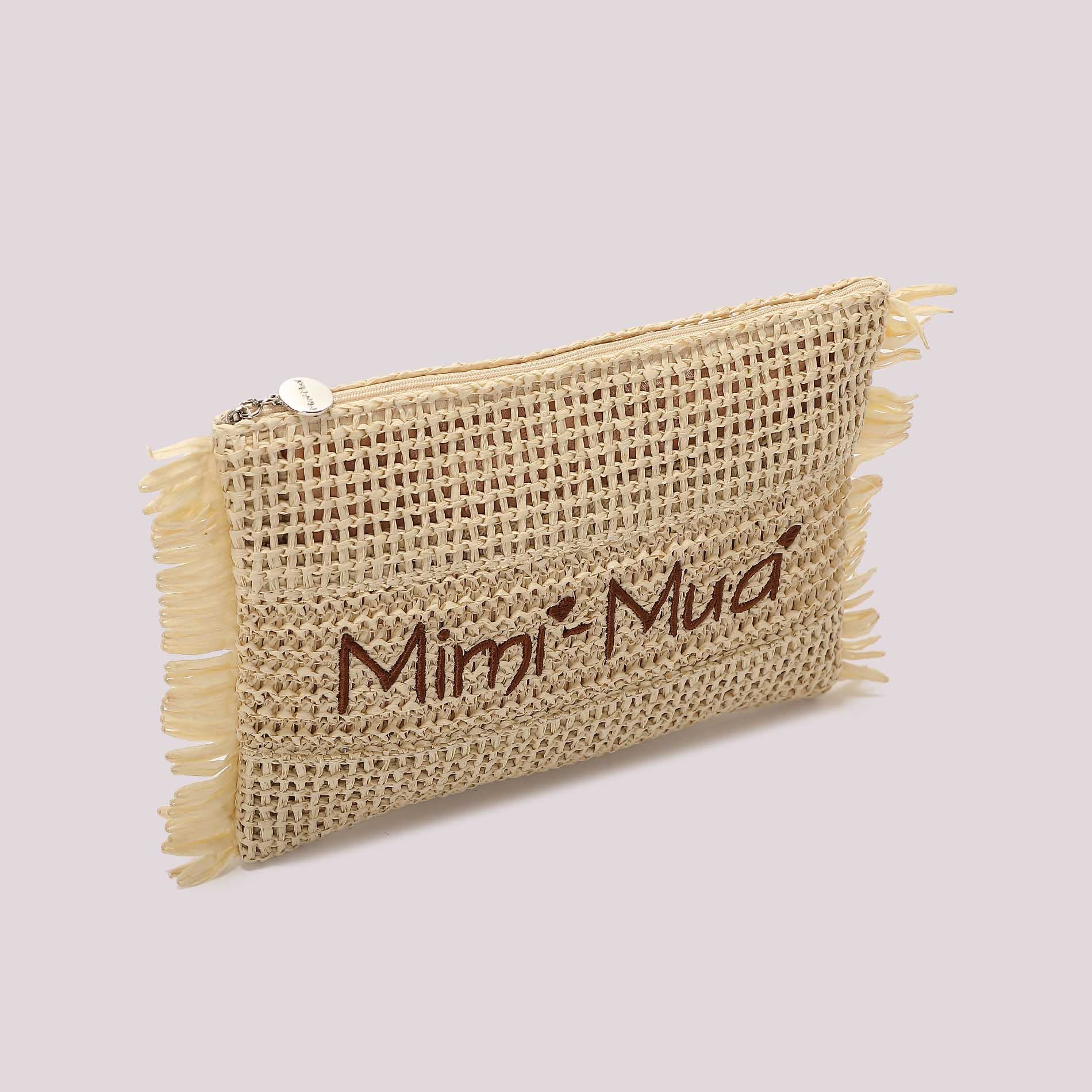 Pochette Mimi Mua Straw Paper