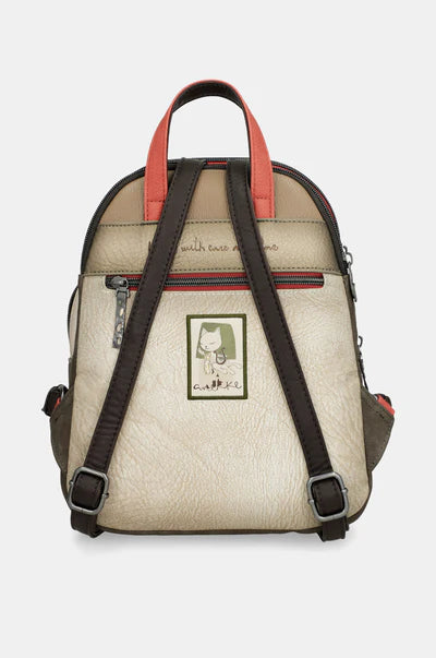 Zaino Anekke Donna Compatto con Zip Pratico e Versatile Marrone TU | Giò Fashion