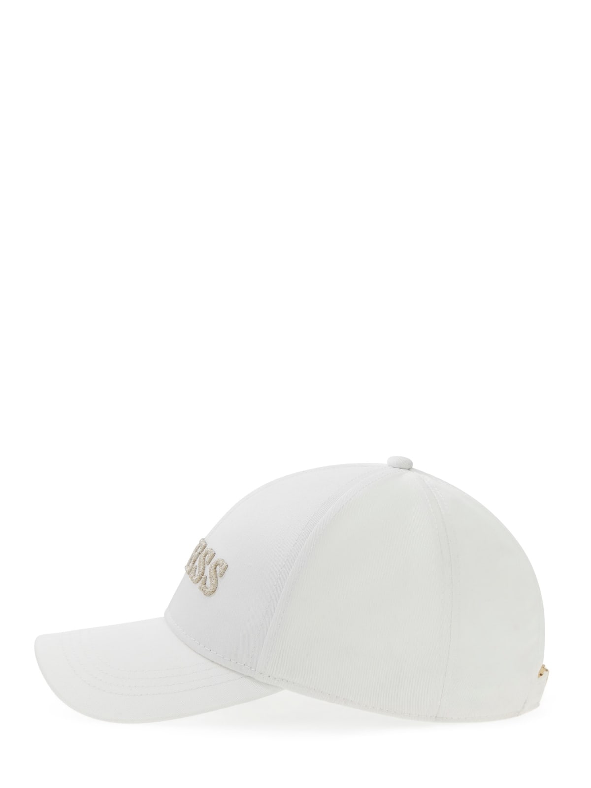 Cappello Guess donna modello baseball con logo frontale glitter Bianco TU | Giò Fashion