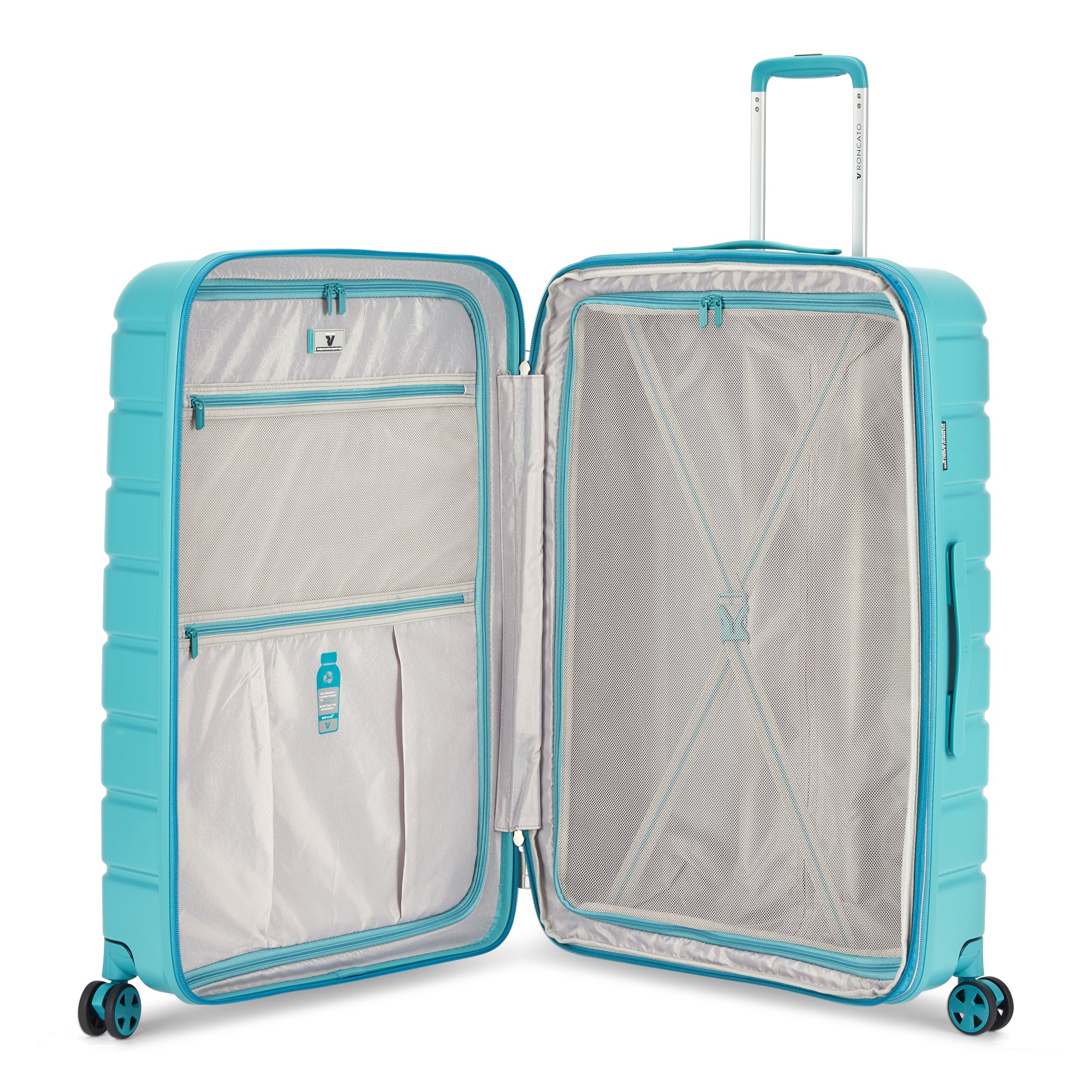 Valigia Trolley Espandibile Roncato Verde TU | Giò Fashion