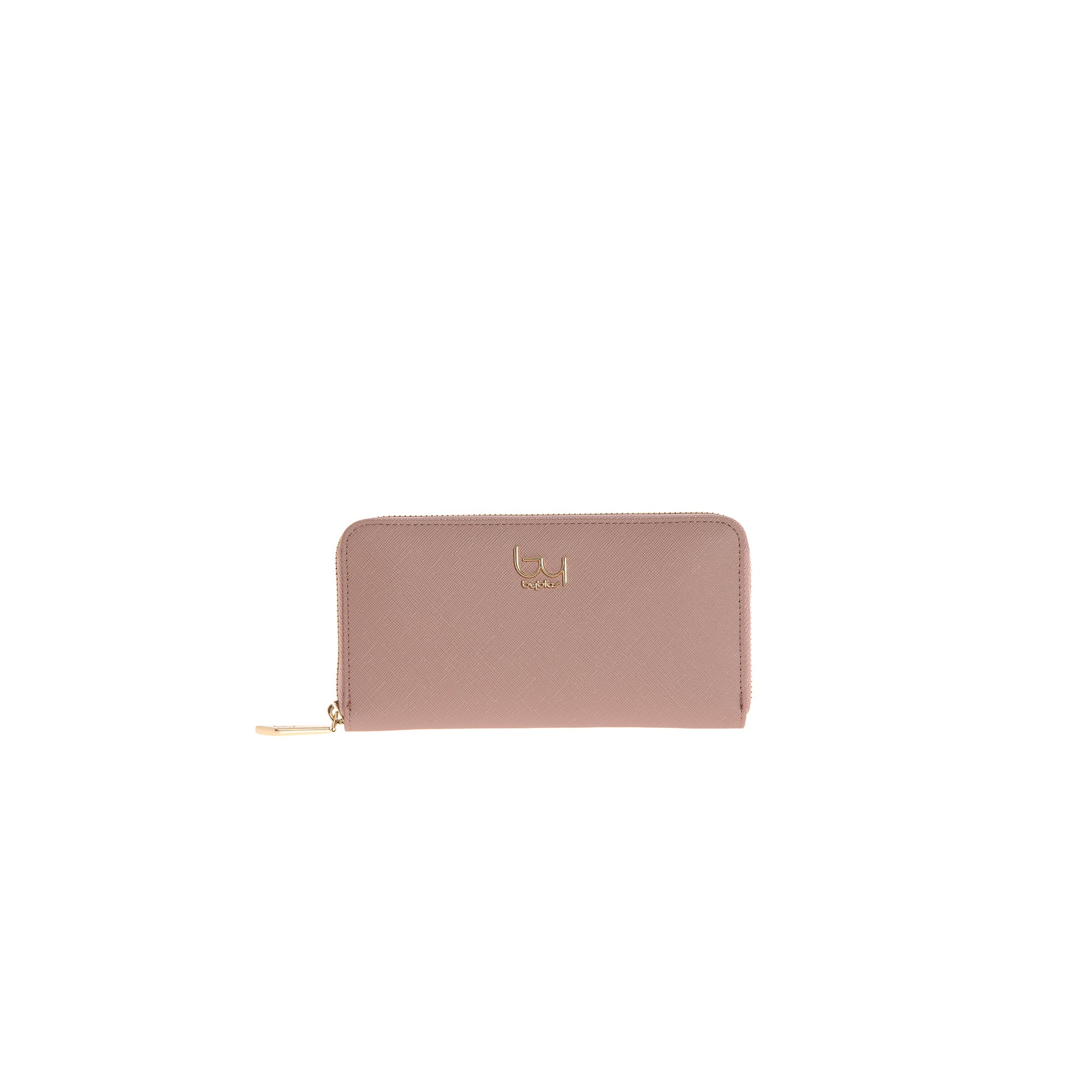 Portafoglio By Byblos grande con chiusura zip Rosa TU | Giò Fashion