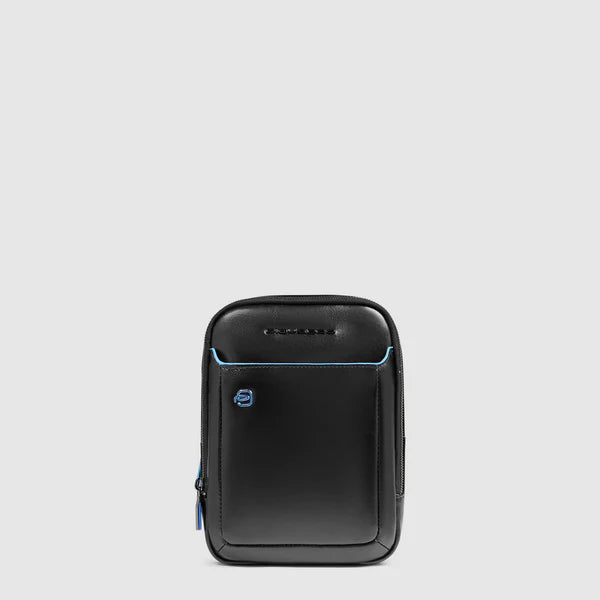 Piquadro borsello compatto porta smartphone con tasca frontale NERO TU | Giò Fashion