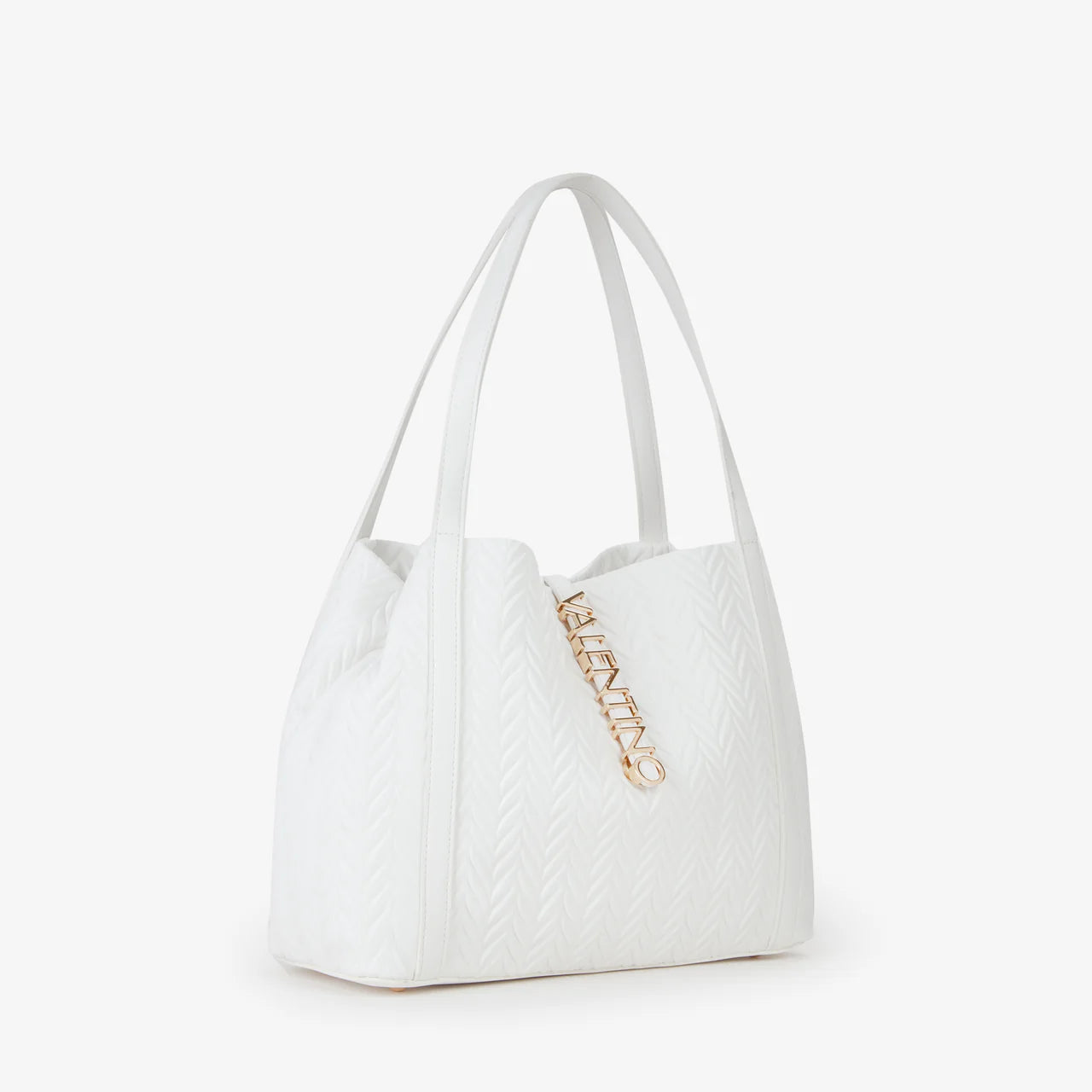 Valentino borsa shopper donna trapuntata con logo