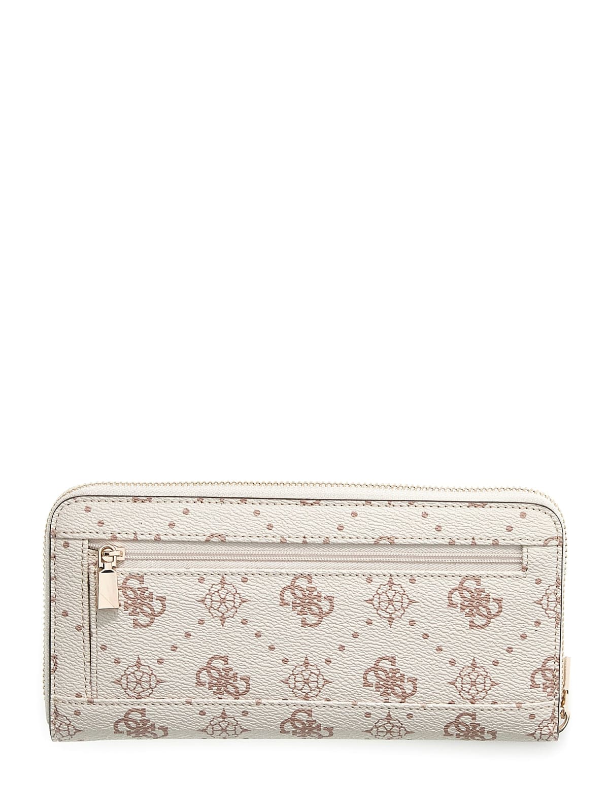 Portafoglio lungo Guess donna stampa logo con dettaglio frontale metallico