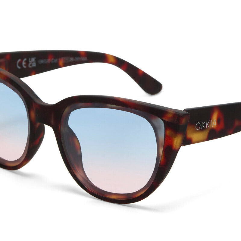 OKKIA Silvia Occhiali da Sole Donna Cat Eye Oversize con Protezione UV400