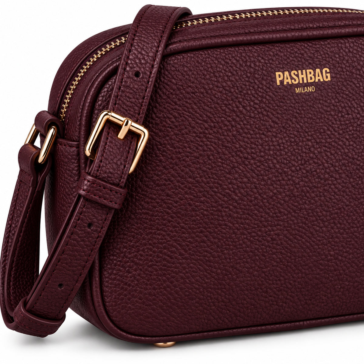 PashBag Borsa Donna a Tracolla Compatta con Chiusura Zip