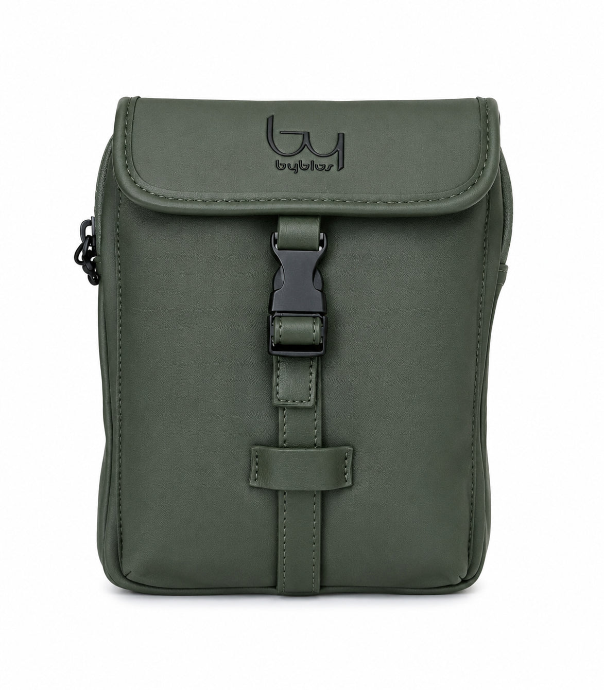 By Byblos Borsa Tracolla Uomo con Patta e Fibbia VERDE MILI TU | Giò Fashion
