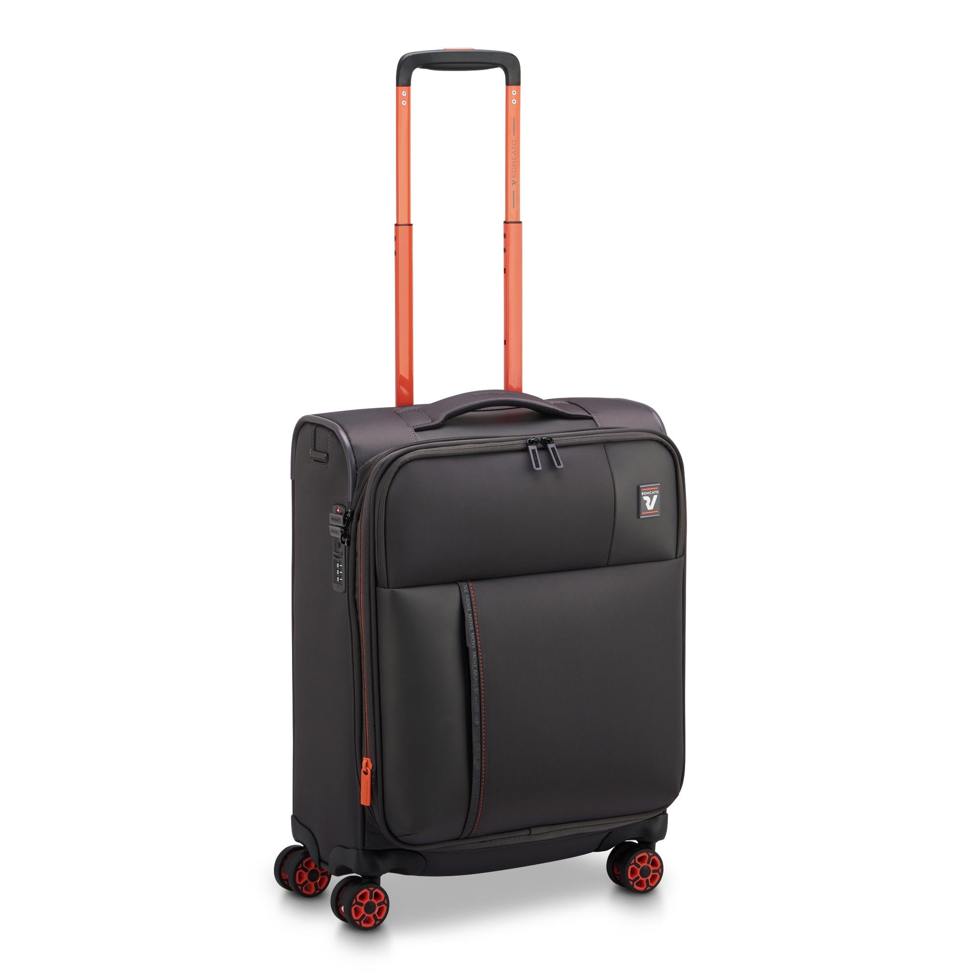 Trolley Cabina Roncato 55 cm con Quattro Ruote Grigio TU | Giò Fashion