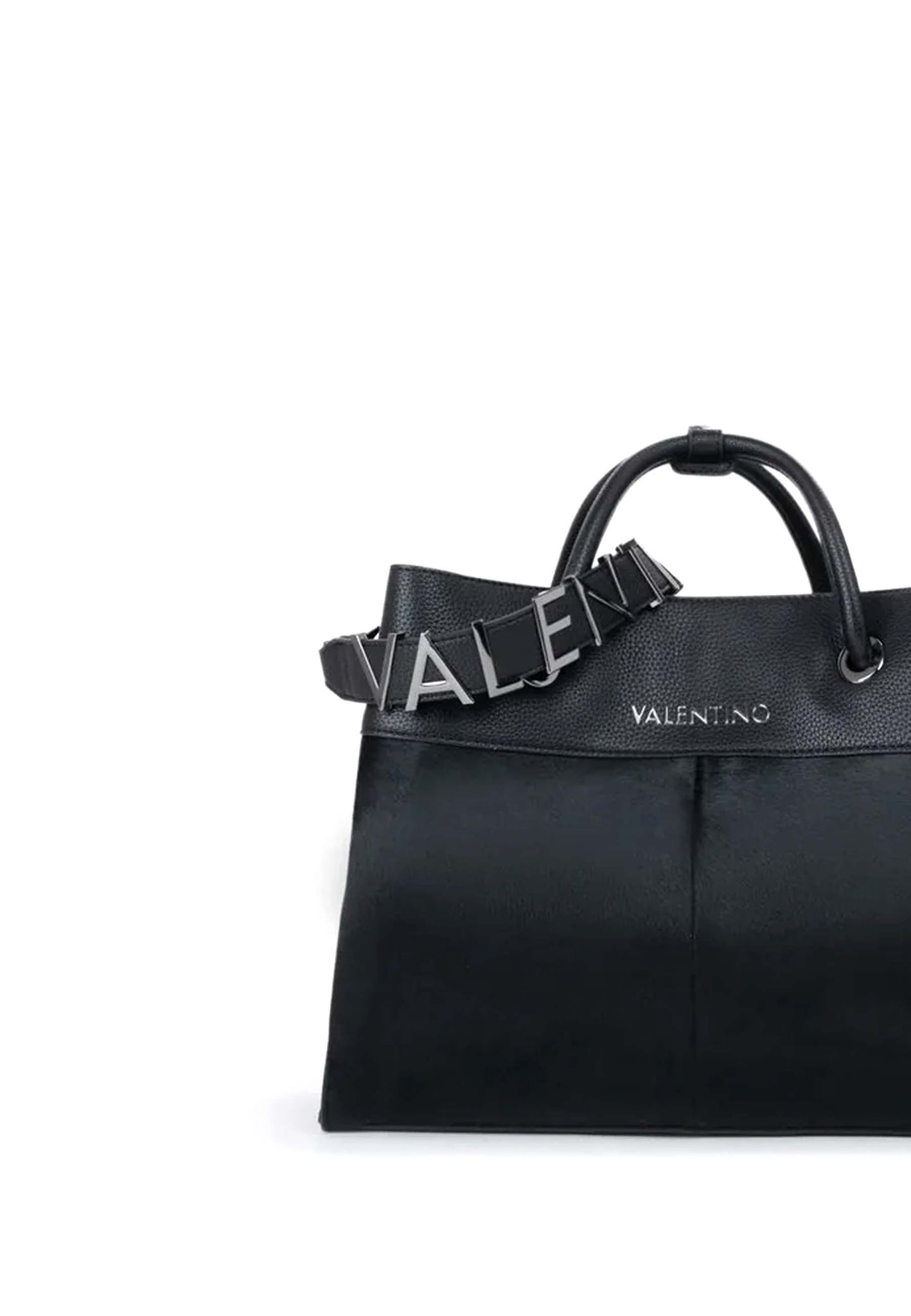 Valentino Borsa a Mano Alexia Winter con Inserto Effetto Cavallino
