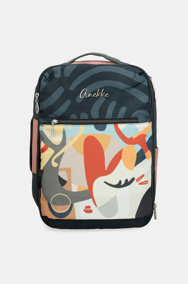 Zaino Anekke multifunzione da viaggio e tempo libero con tasche e chiusura con zip BLU TU | Giò Fashion