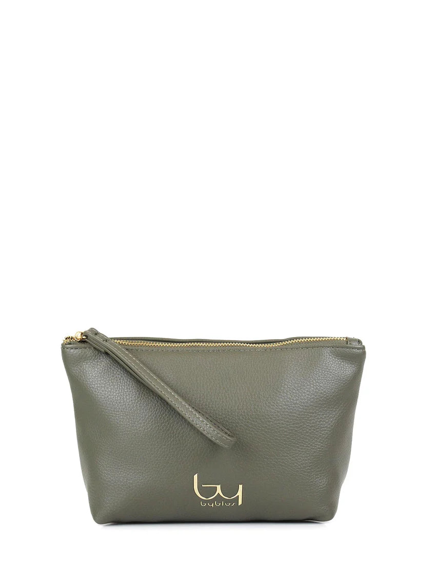 Beauty By Byblos in ecopelle con scomparti interni e cinturino VERDE TU | Giò Fashion