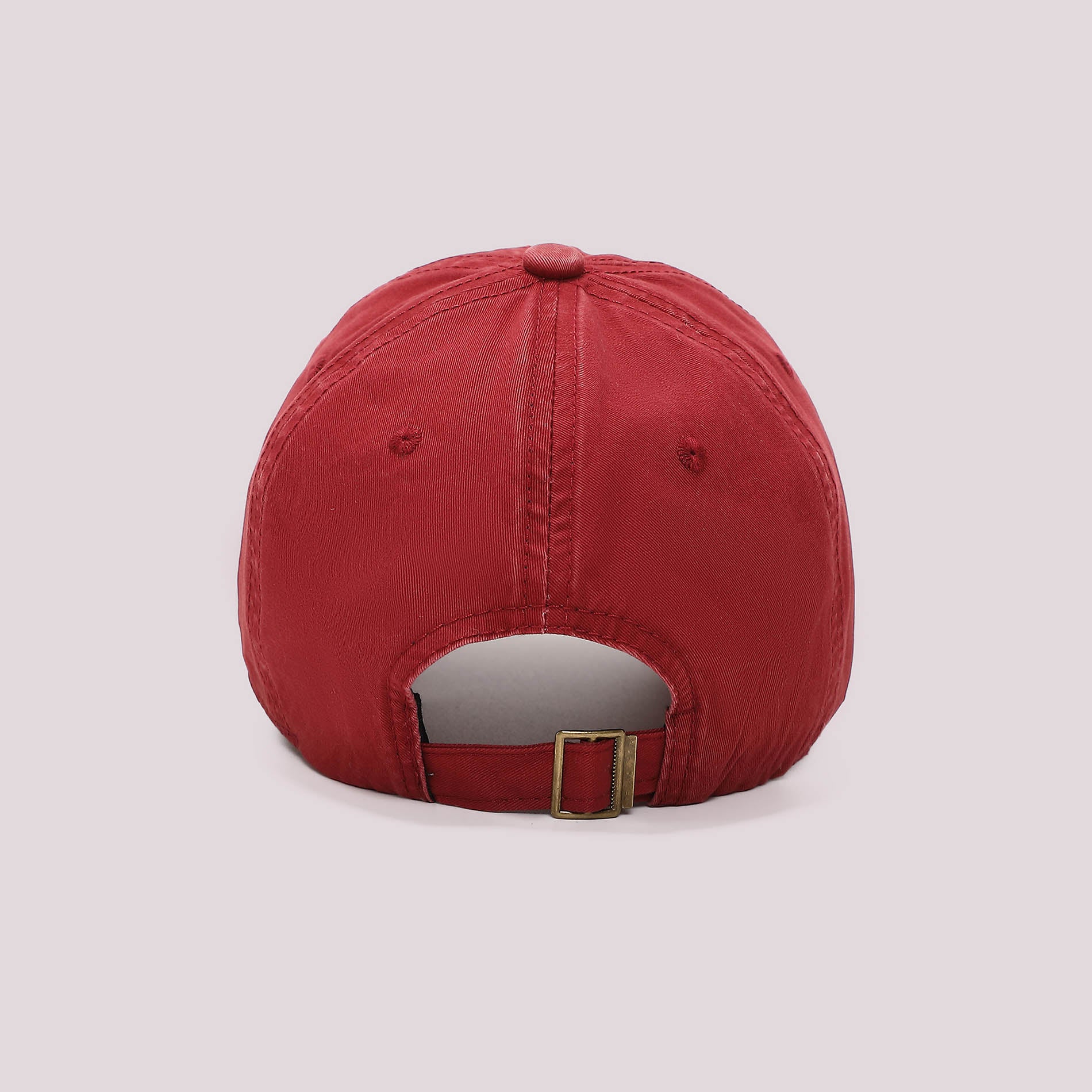 Cappello con visiera Mimi Mua in cotone con logo ricamato Rosso TU | Giò Fashion