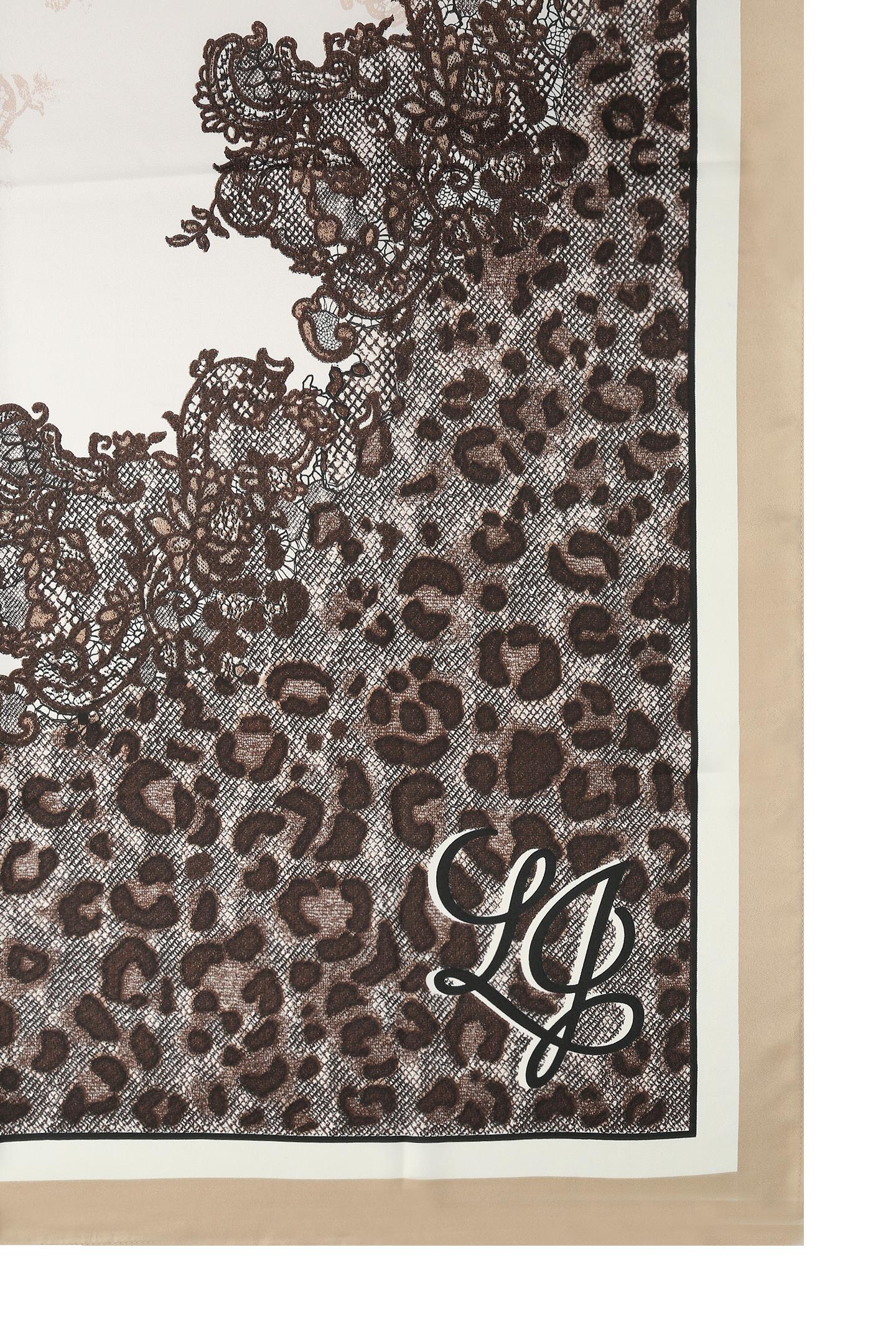Liu Jo Foulard Grande Donna 90x90 con Stampa Animalier