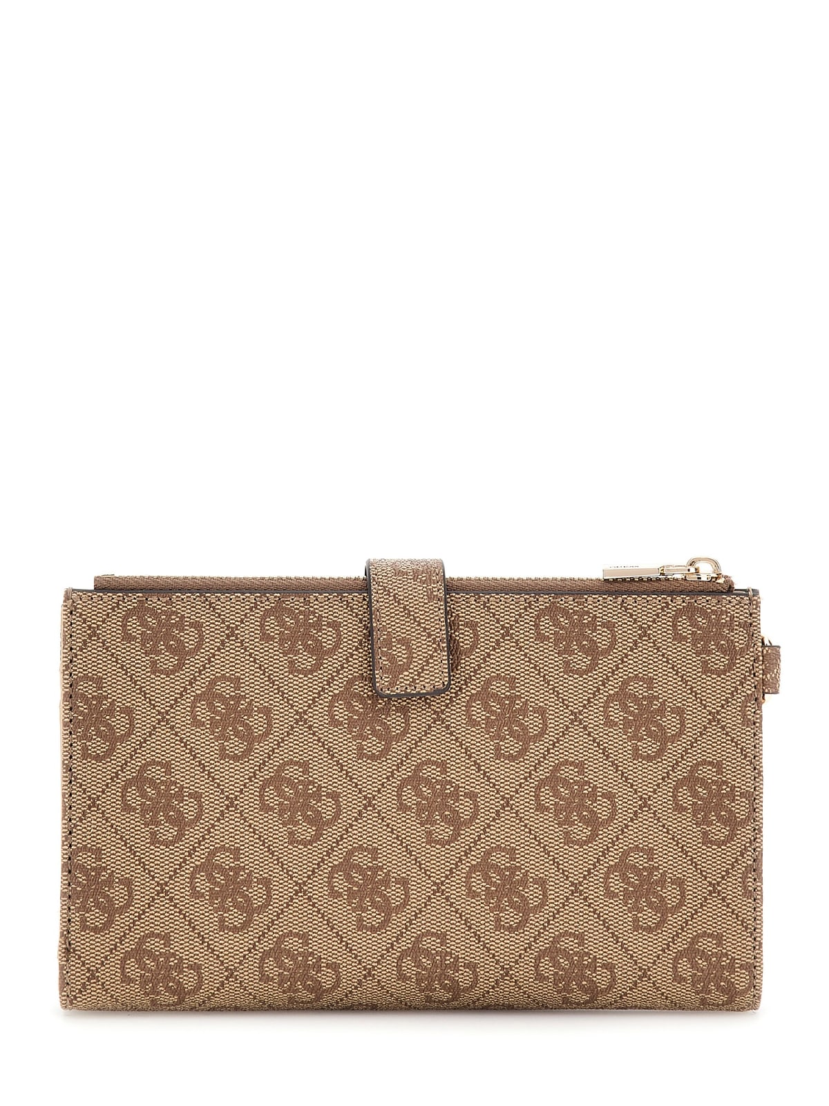Portafogli Guess Laurel II double zip organizer logo TAUPE LOGO TU | Giò Fashion