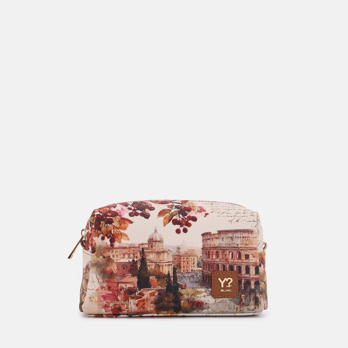 Ynot? Yes Bag Beauty Case Grande Donna in Ecopelle con Zip