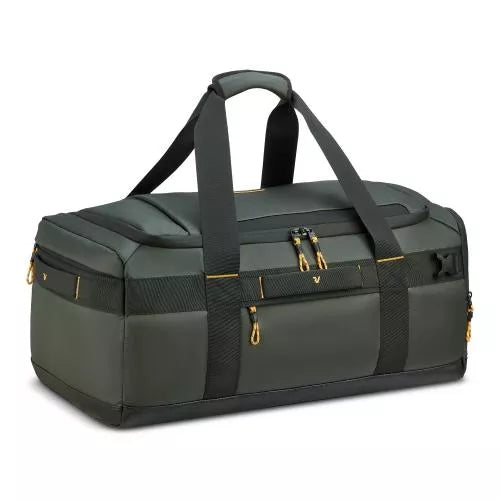 Borsone viaggio capiente con tracolla e tasche multifunzione VERDE M TU | Giò Fashion