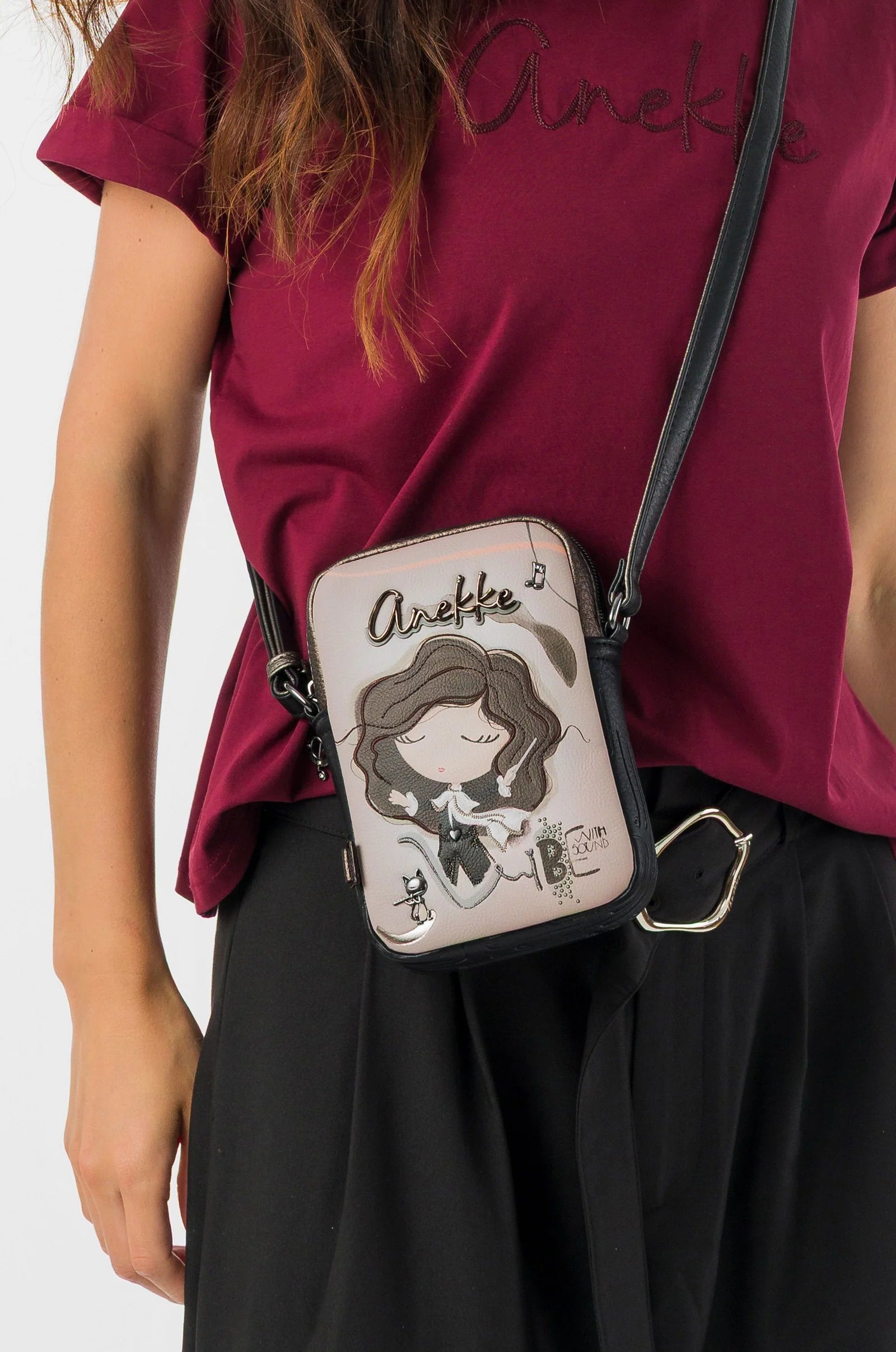 Mini Borsa a Tracolla Donna Anekke Regolabile
