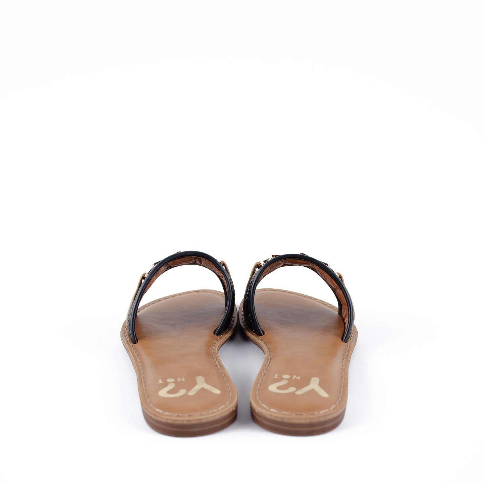 Ciabatte donna Y Not fascia con morsetto design elegante e comfort estivo Nero 36 | Giò Fashion