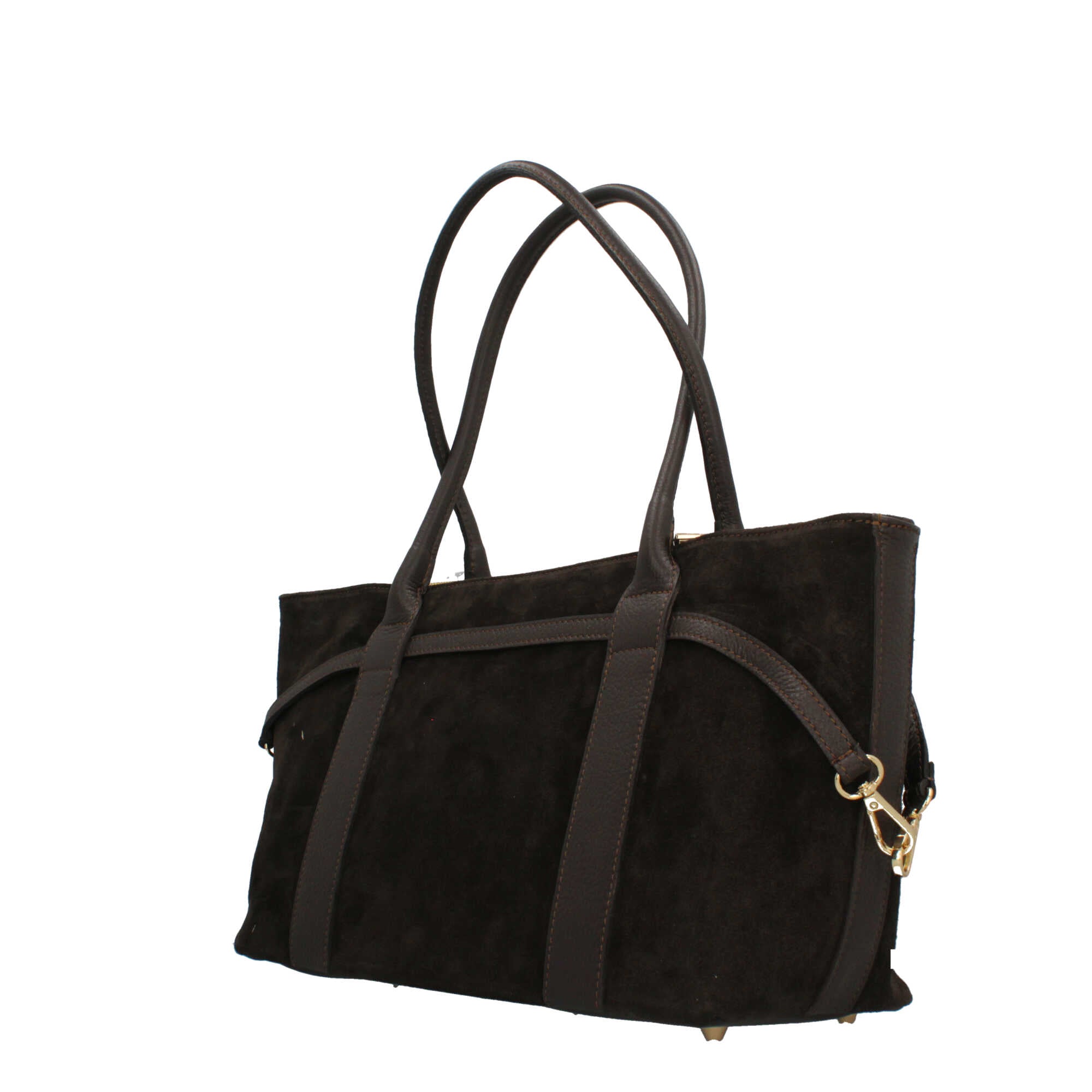 Borsa in vera pelle Made in Italy a mano e spalla elegante Marrone TU | Giò Fashion