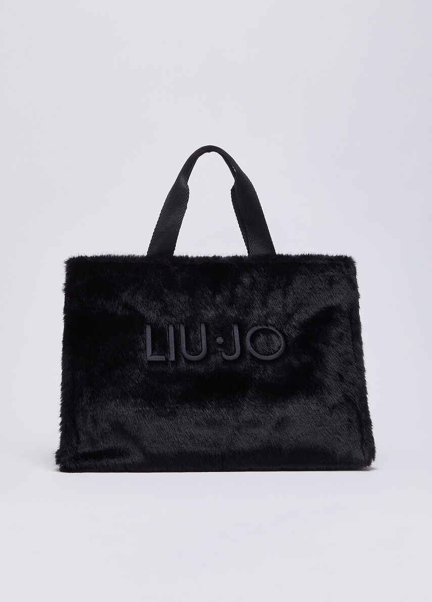 Liu Jo Tote Bag Grande Donna in Teddy con Tracolla