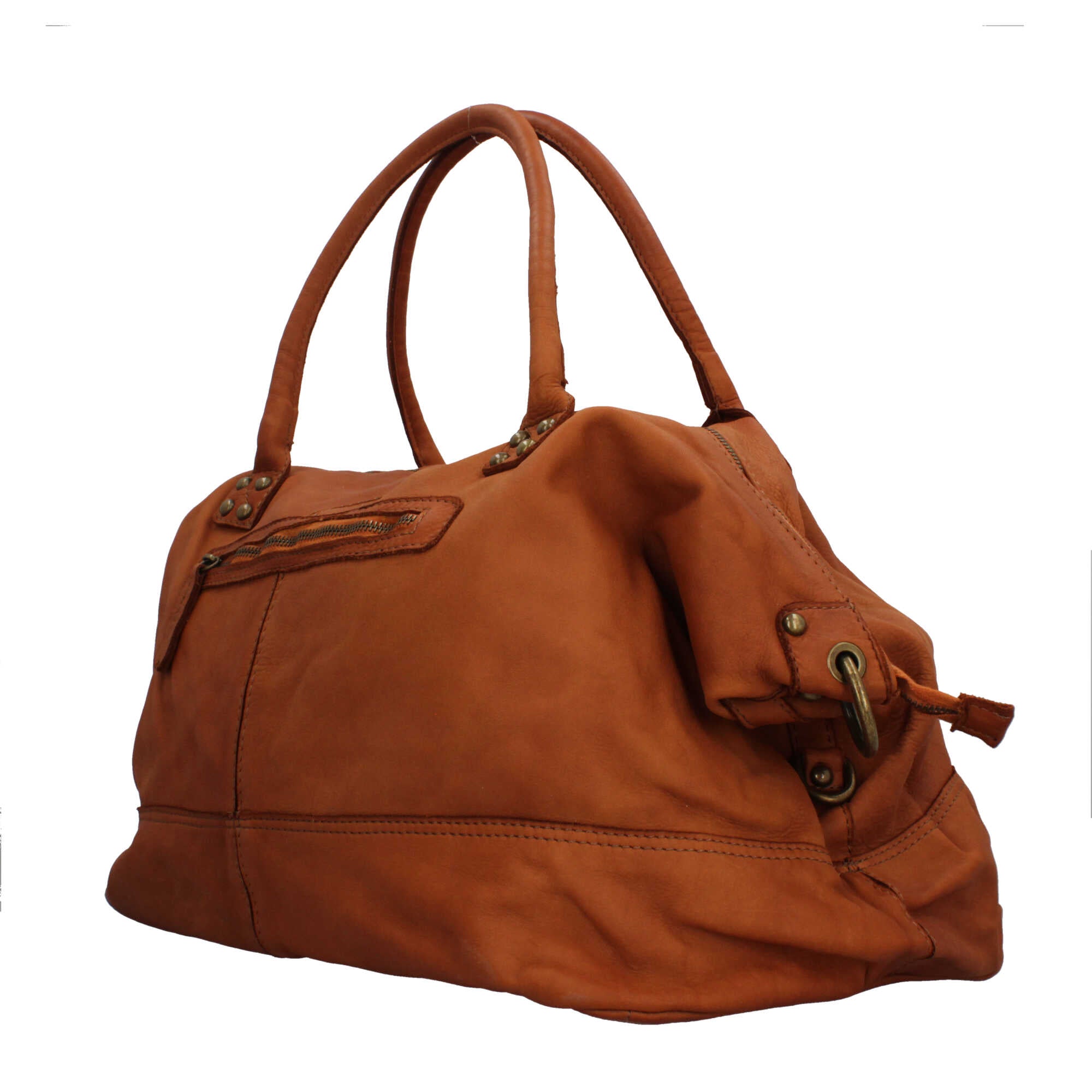 Borsa Made in Italy in pelle morbida con tracolla CUOIO TU | Giò Fashion