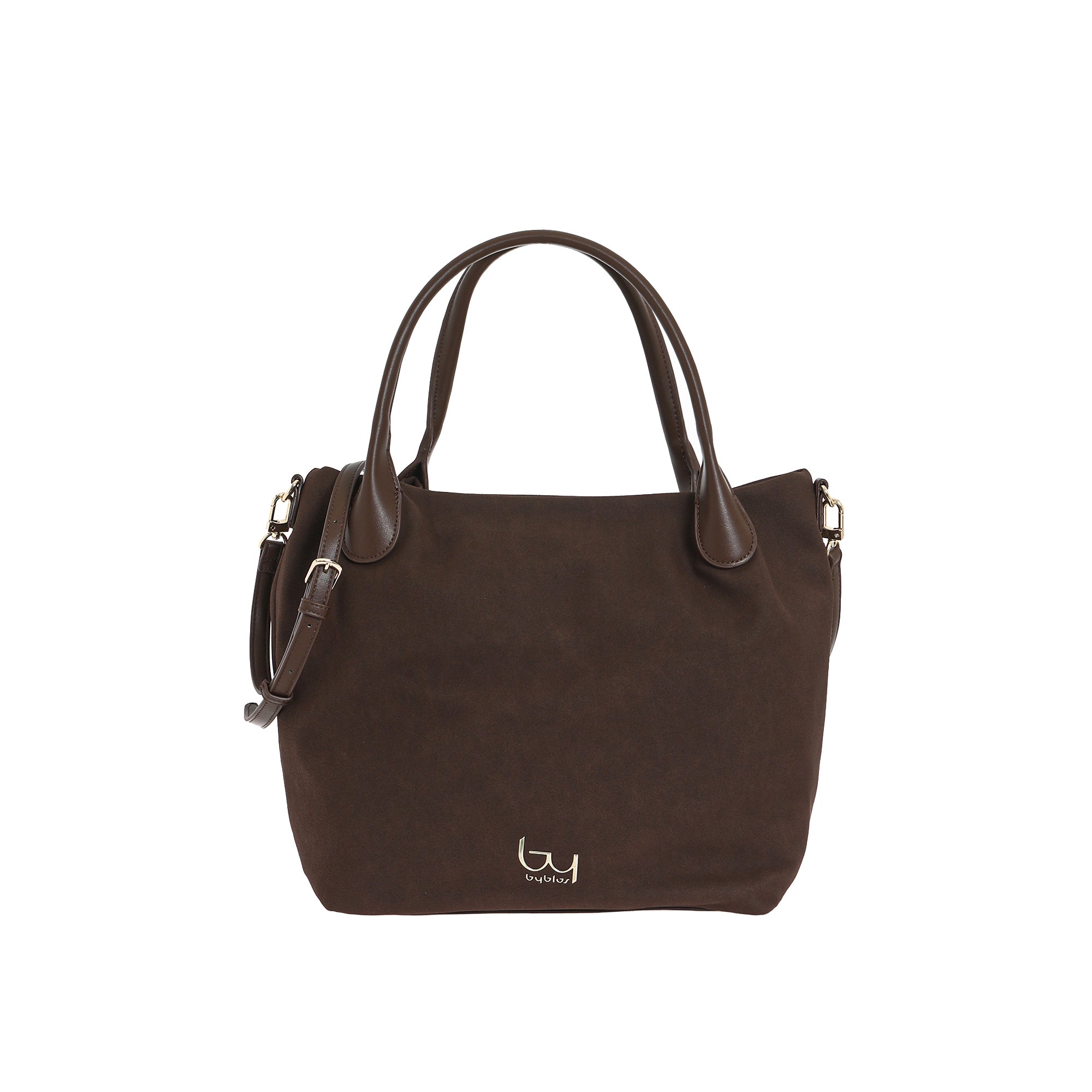 Byblos borsa Daisy Suede in ecopelle per tutti i giorni Marrone TU | Giò Fashion