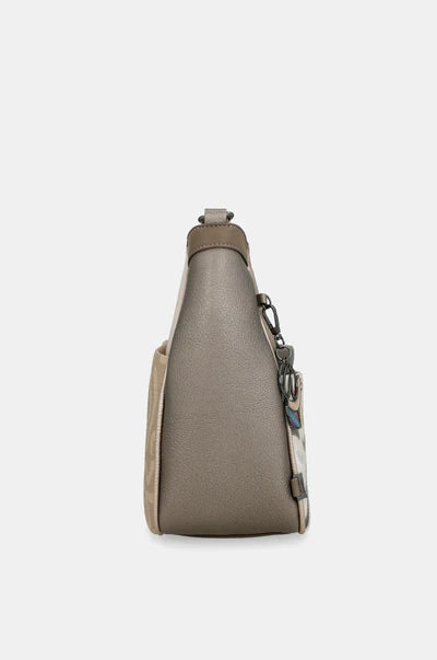 Borsa tracolla donna Anekke con zip e tracolla regolabile capiente Beige TU | Giò Fashion