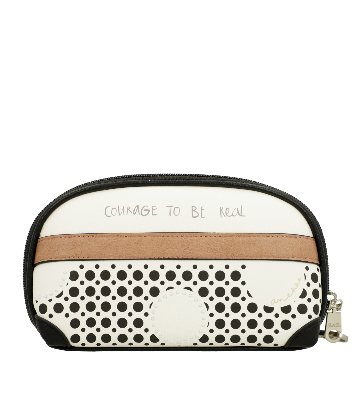 Beauty case Anekke compatto con zip e design originale Arancione TU | Giò Fashion