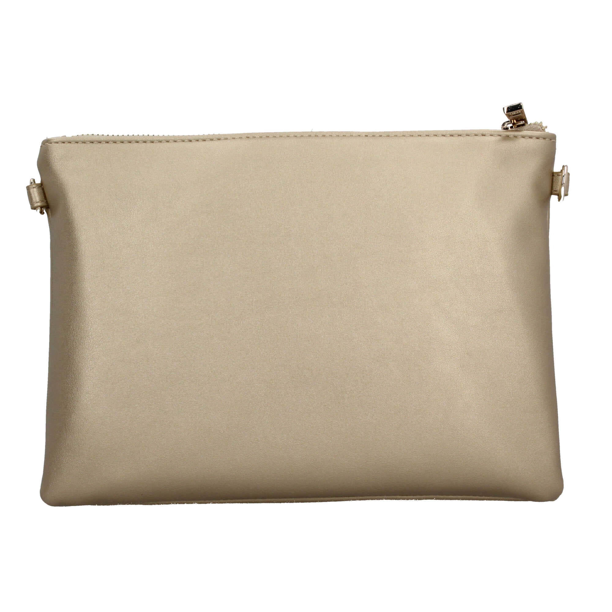 Mario Valentino pochette donna elegante con chiusura zip Oro TU | Giò Fashion