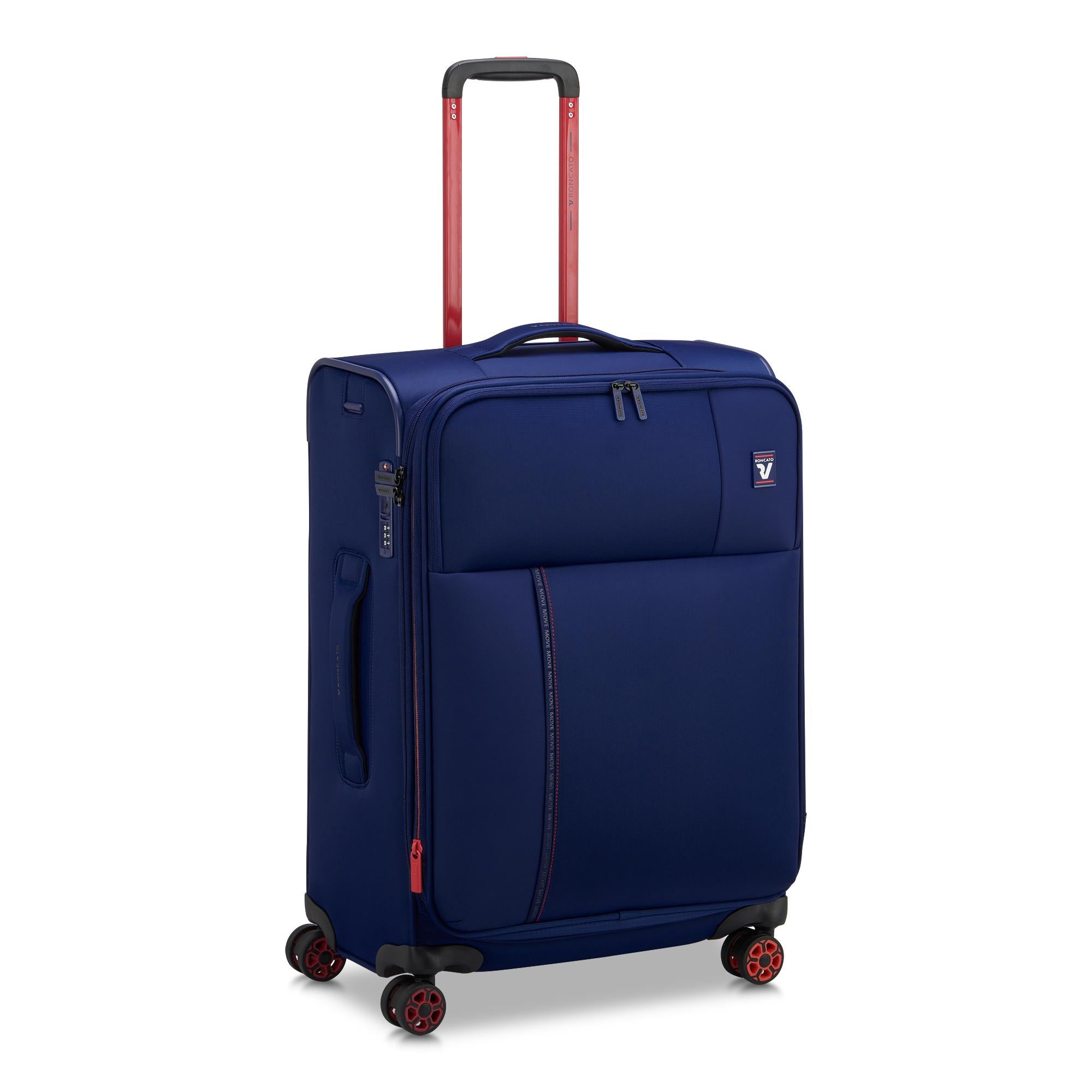 Trolley Medio Roncato 64cm - Valigia Capiente e Resistente BLU SCURO TU | Giò Fashion