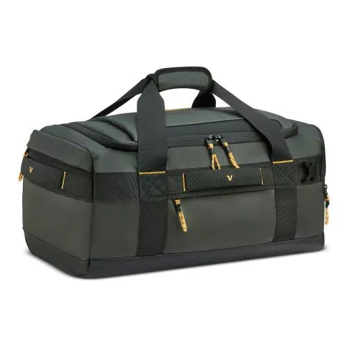 Borsone sportivo compatto con tasche e tracolla regolabile VERDE M TU | Giò Fashion