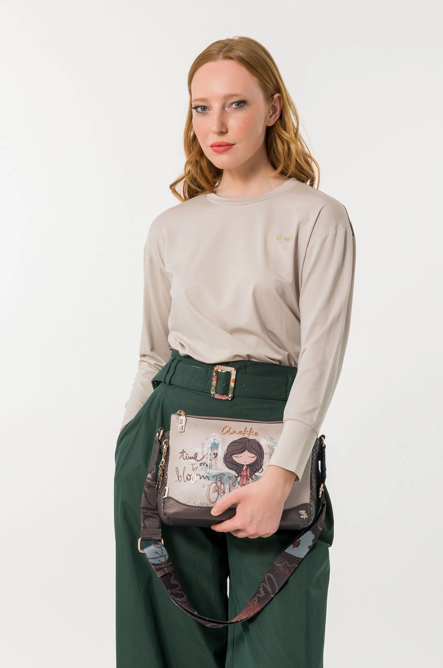 Borsa a Tracolla Donna Anekke con 3 Scomparti